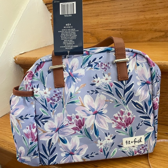 Fit and Fresh Floral Insulated Lunch Bag - Picture 11 of 15